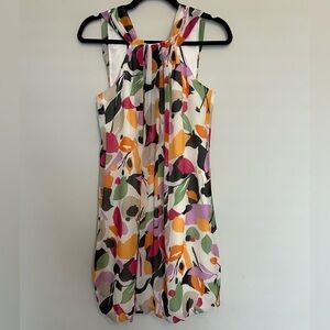 David's Bridal Colorful Abstract Dress Size 4